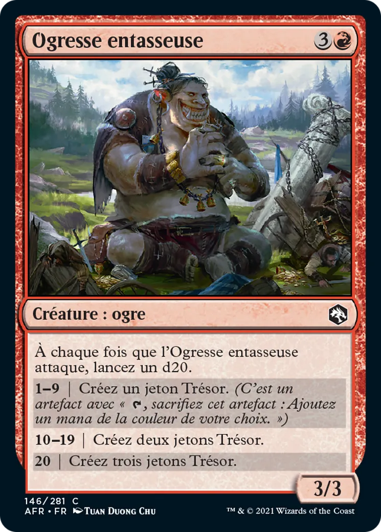 Ogresse entasseuse — Adventures in the Forgotten Realms — Magic: The Gathering