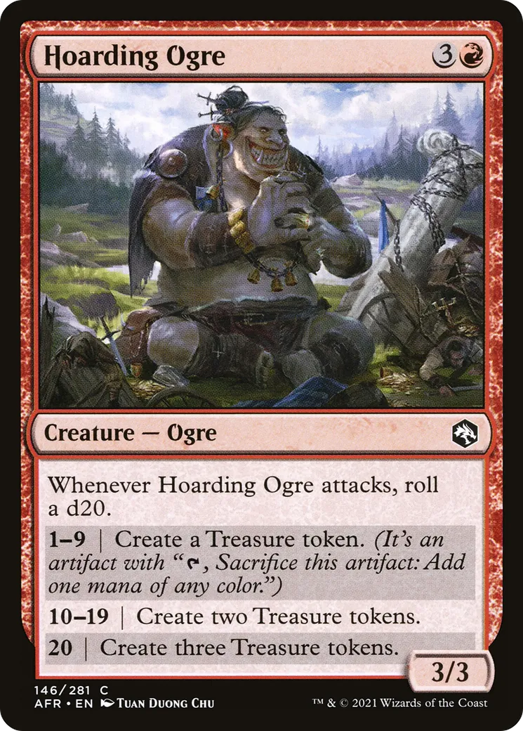 Ogresse entasseuse — Adventures in the Forgotten Realms — Magic: The Gathering