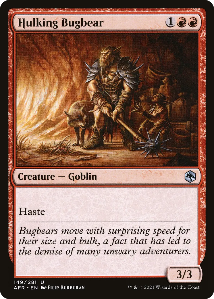 Hulking Bugbear — Adventures in the Forgotten Realms — Magic: The Gathering