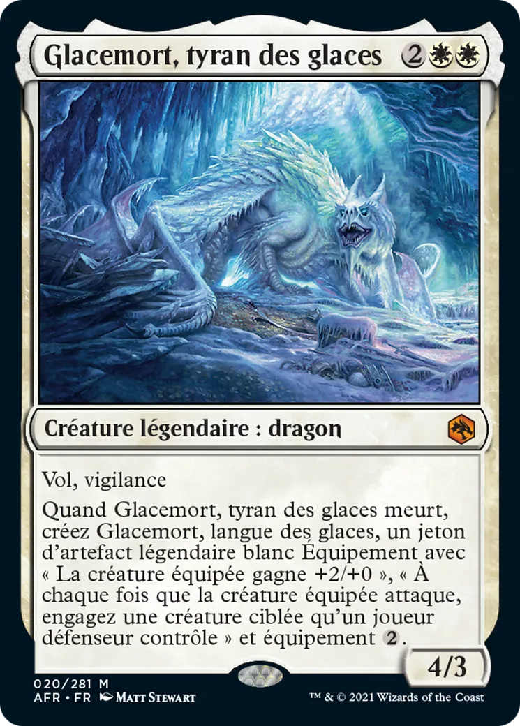Glacemort, tyran des glaces — Adventures in the Forgotten Realms — Magic: The Gathering