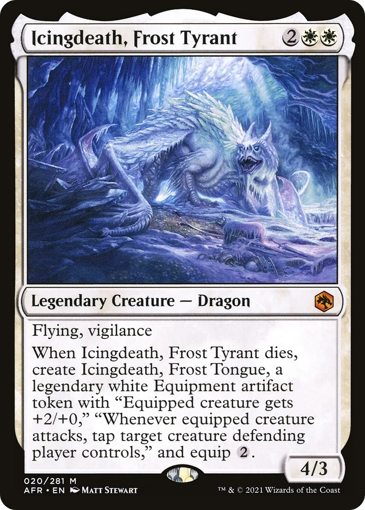 Icingdeath, Frost Tyrant — Adventures in the Forgotten Realms — Magic: The Gathering