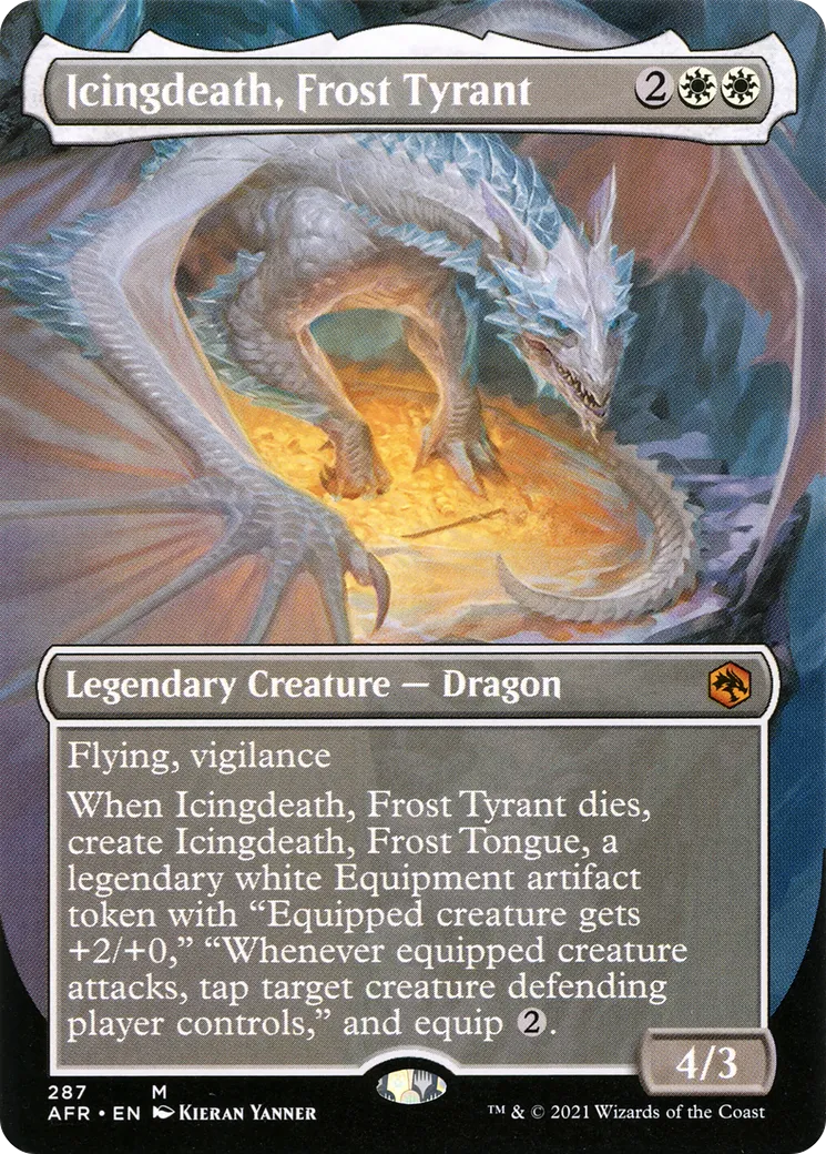 Icingdeath, Frost Tyrant — Adventures in the Forgotten Realms — Magic: The Gathering