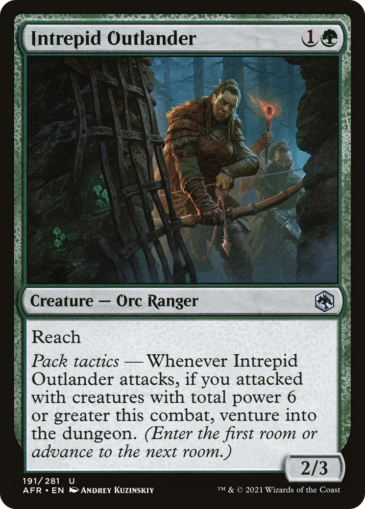 Intrepid Outlander — Adventures in the Forgotten Realms — Magic: The Gathering
