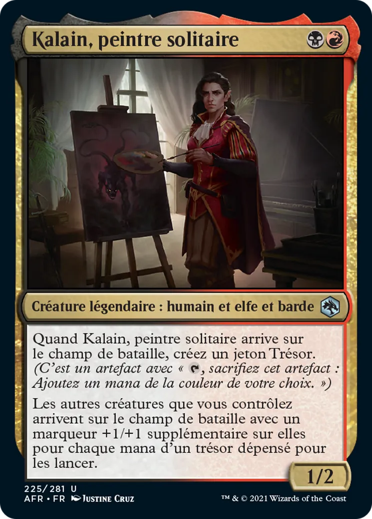 Kalain, peintre solitaire — Adventures in the Forgotten Realms — Magic: The Gathering