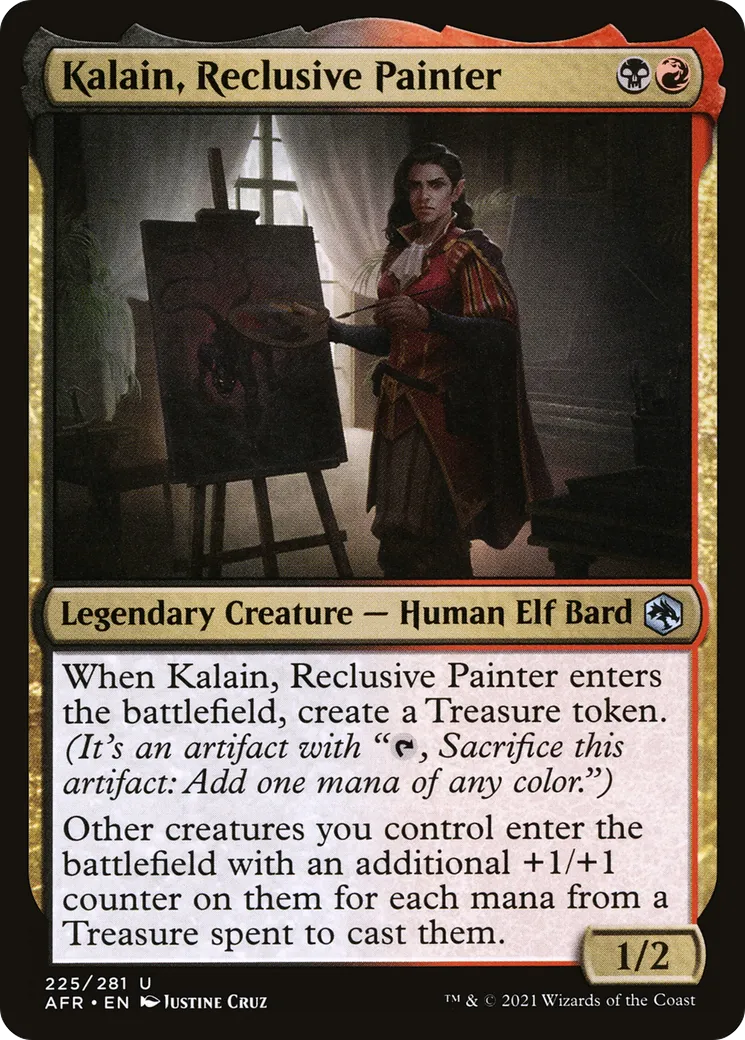 Kalain, peintre solitaire — Adventures in the Forgotten Realms — Magic: The Gathering