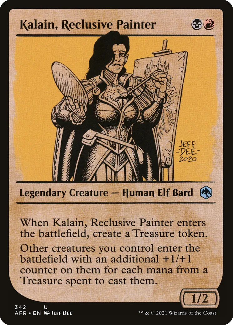 Kalain, peintre solitaire — Adventures in the Forgotten Realms — Magic: The Gathering