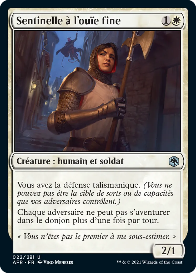 Sentinelle à l'ouïe fine — Adventures in the Forgotten Realms — Magic: The Gathering