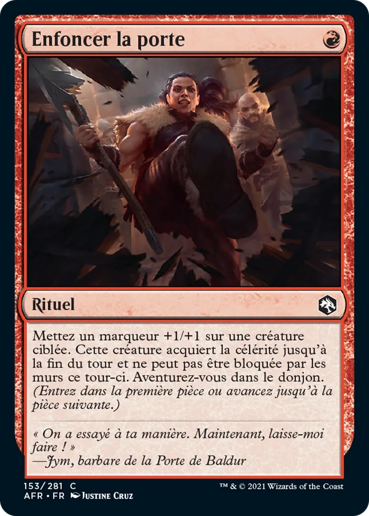 Enfoncer la porte — Adventures in the Forgotten Realms — Magic: The Gathering