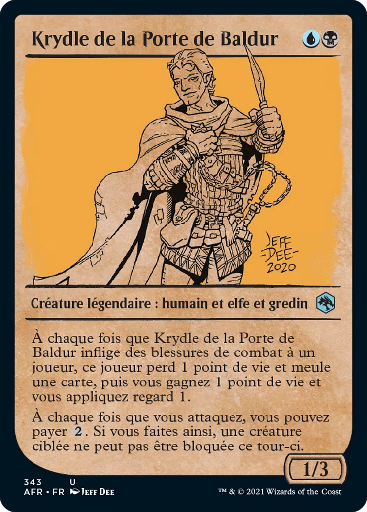 Krydle de la Porte de Baldur from Adventures in the Forgotten Realms - Magic: The Gathering