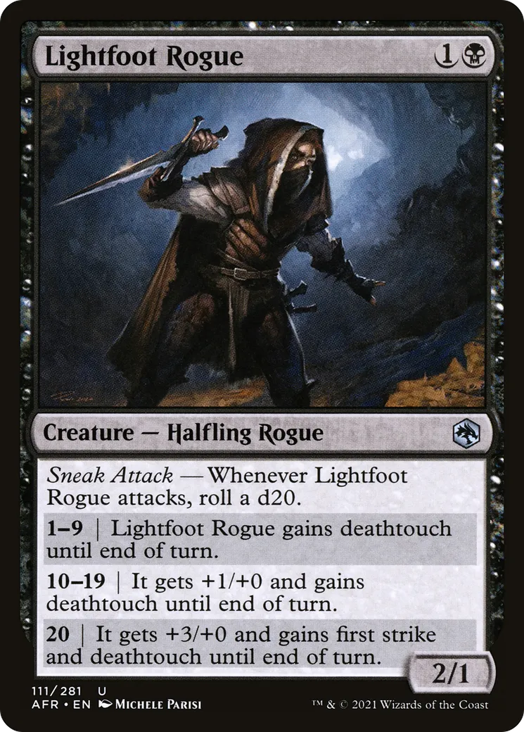 Lightfoot Rogue from Adventures in the Forgotten Realms - Magic: The Gathering
