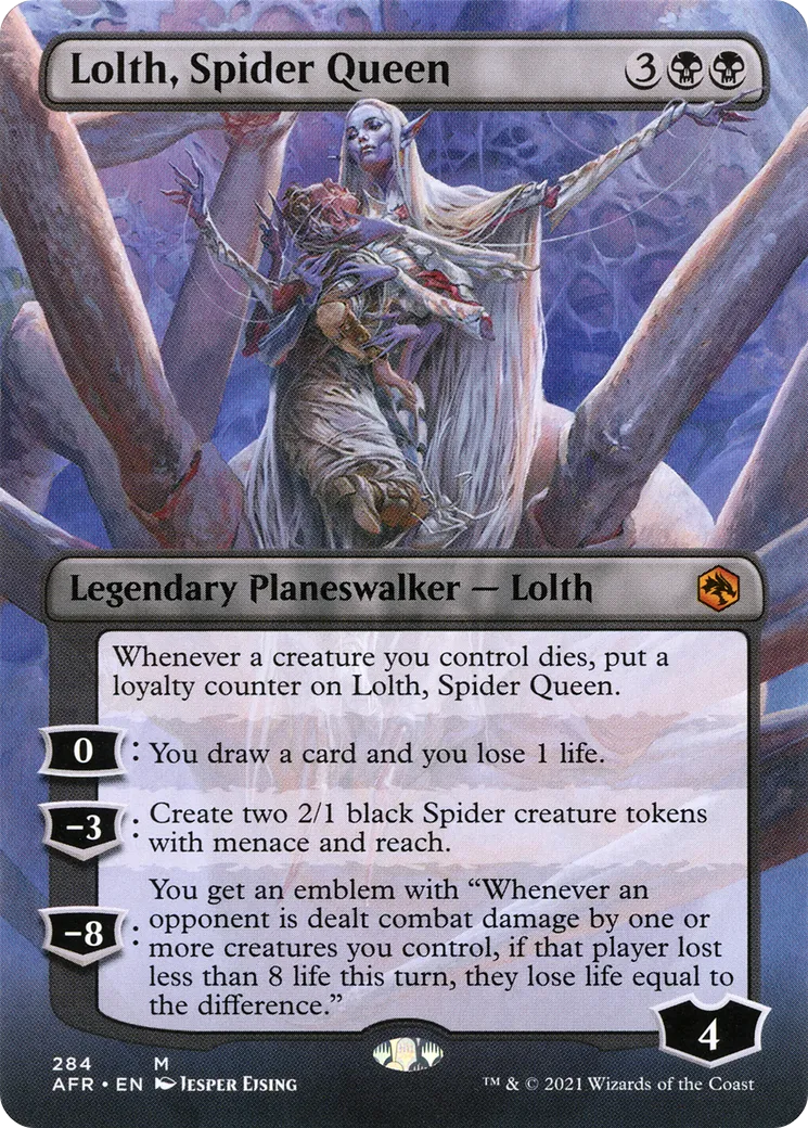 Lolth, Spider Queen from Adventures in the Forgotten Realms - Magic: The Gathering