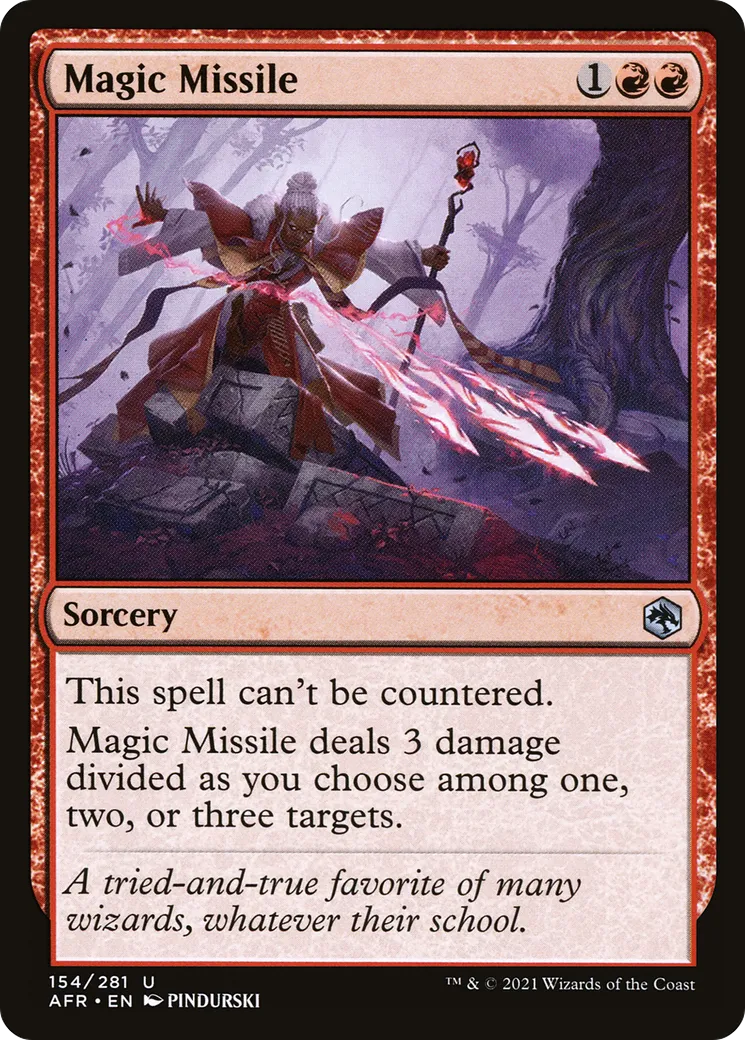 Projectile magique — Adventures in the Forgotten Realms — Magic: The Gathering