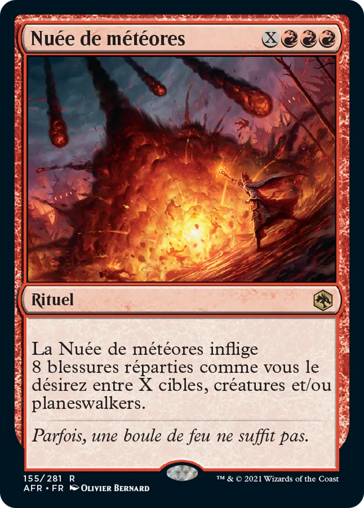 Nuée de météores — Adventures in the Forgotten Realms — Magic: The Gathering