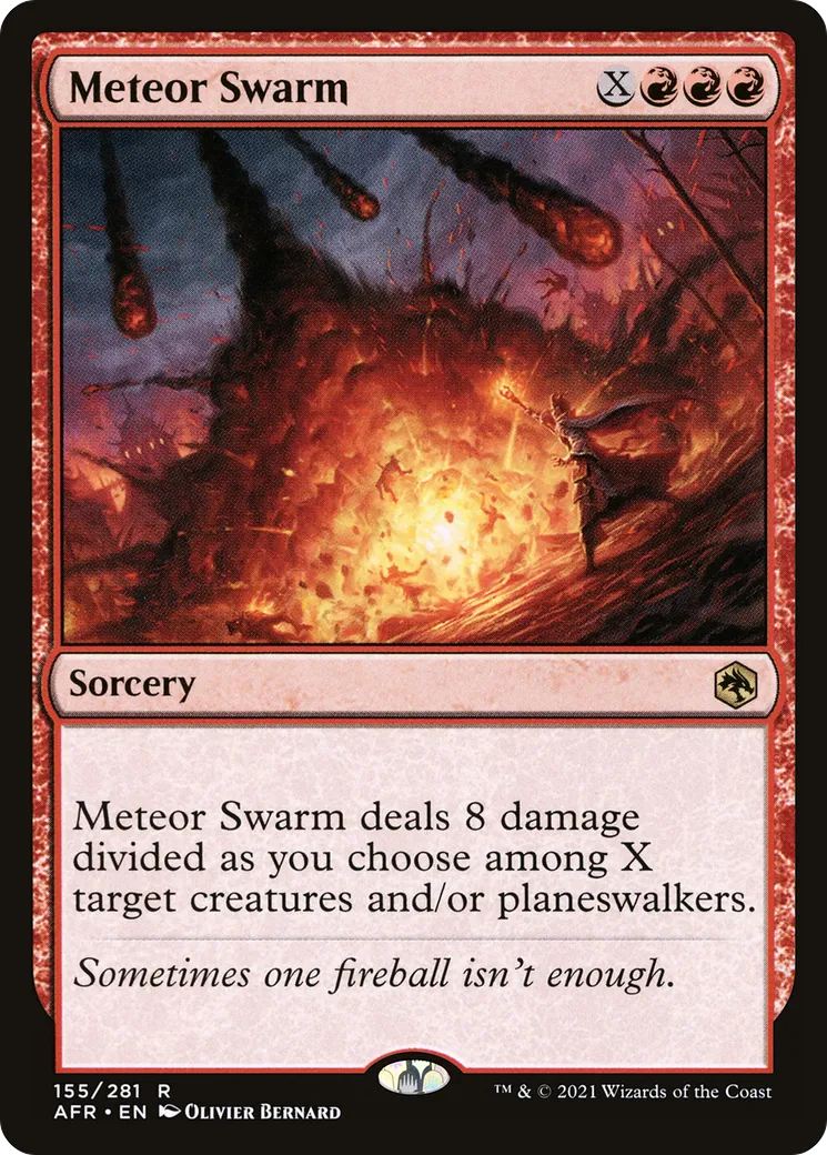 Nuée de météores — Adventures in the Forgotten Realms — Magic: The Gathering