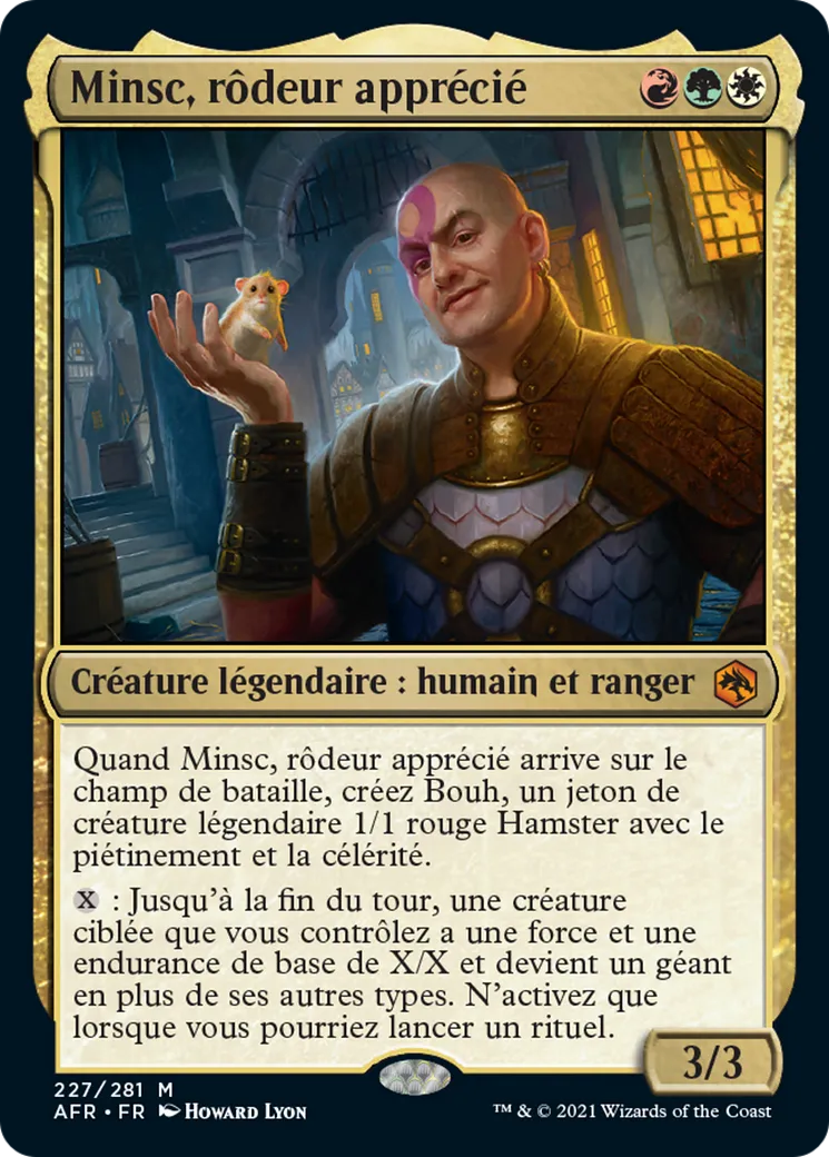 Minsc, rôdeur apprécié — Adventures in the Forgotten Realms — Magic: The Gathering