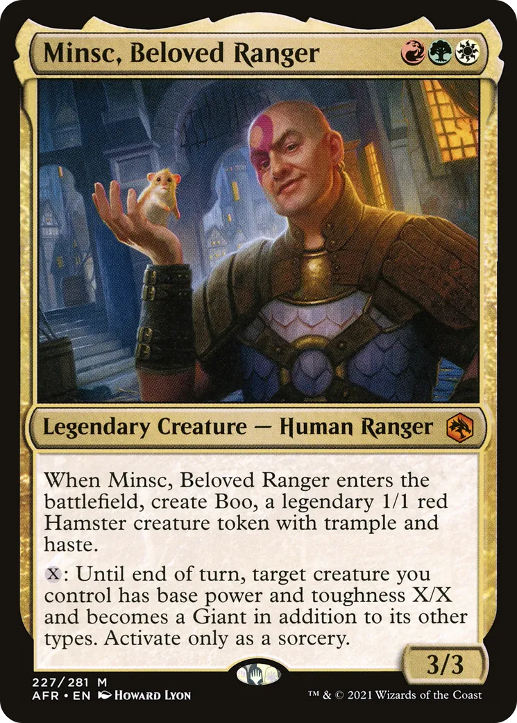 Minsc, rôdeur apprécié — Adventures in the Forgotten Realms — Magic: The Gathering