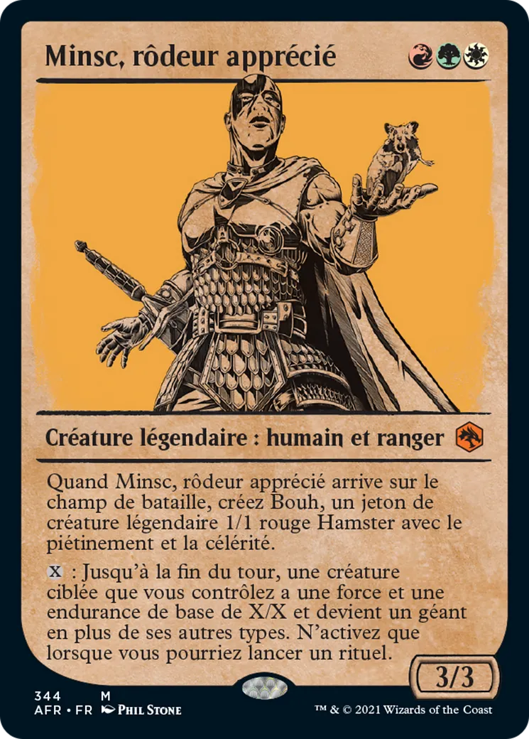 Minsc, rôdeur apprécié — Adventures in the Forgotten Realms — Magic: The Gathering