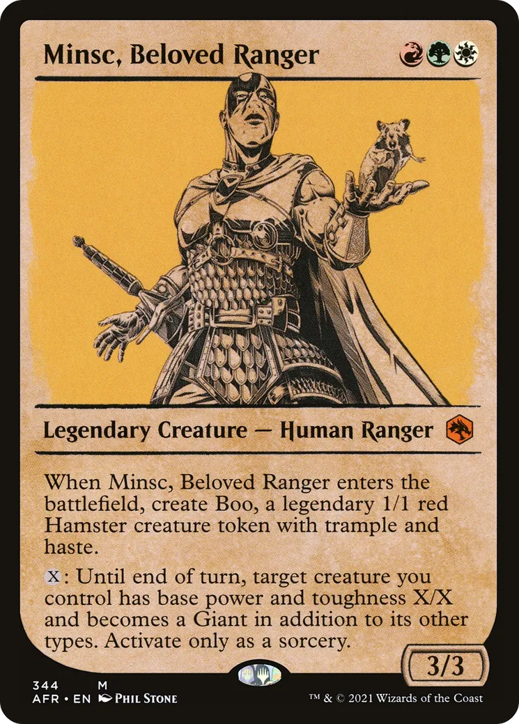 Minsc, Beloved Ranger — Adventures in the Forgotten Realms — Magic: The Gathering