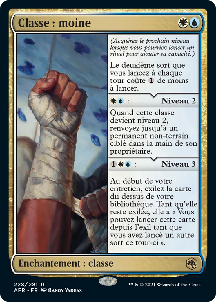 Classe : moine — Adventures in the Forgotten Realms — Magic: The Gathering