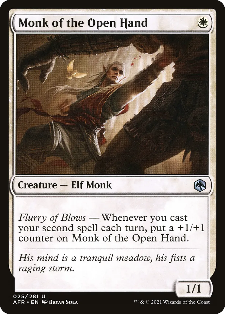 Monk of the Open Hand — Adventures in the Forgotten Realms — Magic: The Gathering