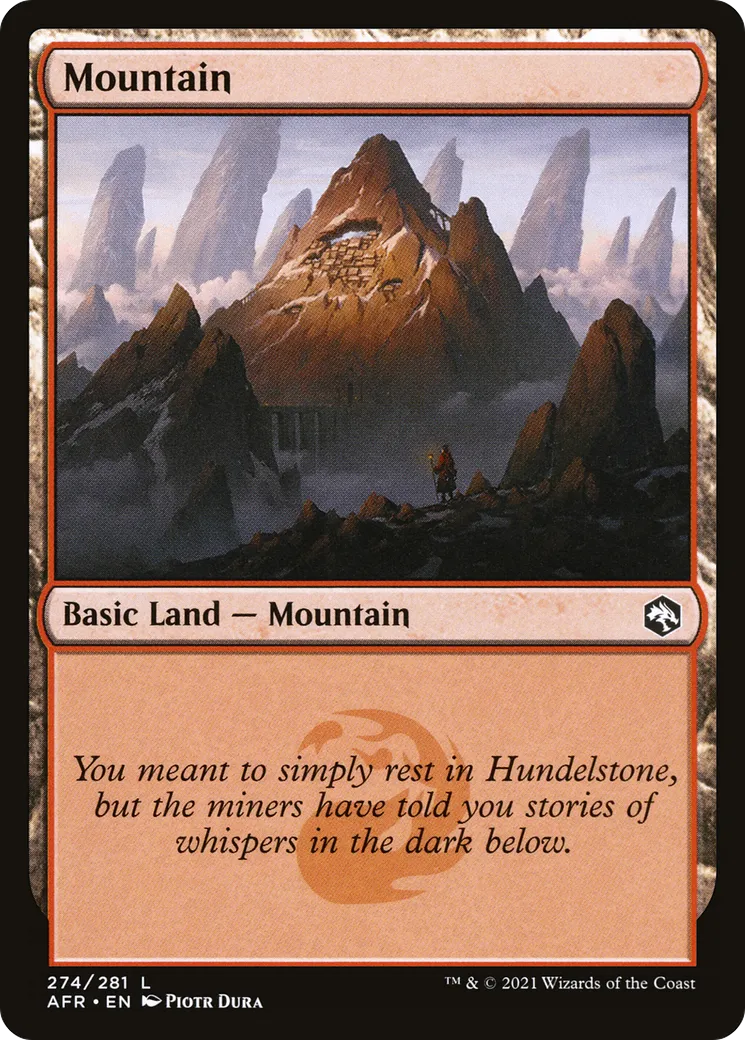 Mountain — Adventures in the Forgotten Realms — Magic: The Gathering
