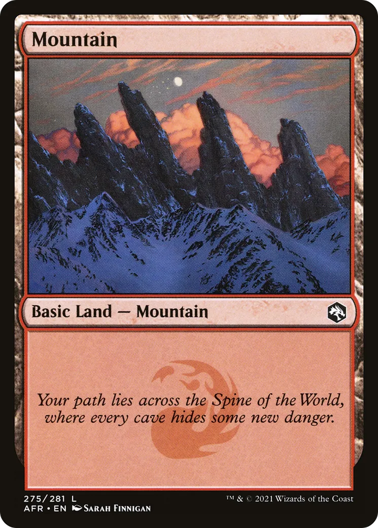 Mountain — Adventures in the Forgotten Realms — Magic: The Gathering
