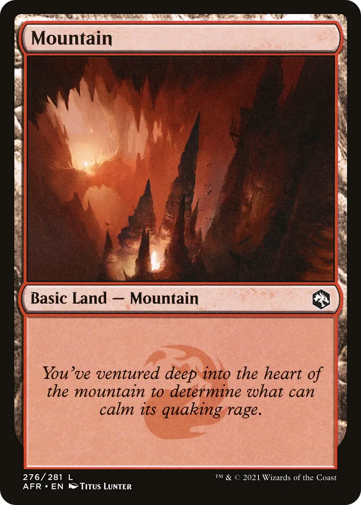 Mountain — Adventures in the Forgotten Realms — Magic: The Gathering