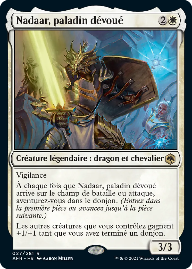 Nadaar, paladin dévoué — Adventures in the Forgotten Realms — Magic: The Gathering