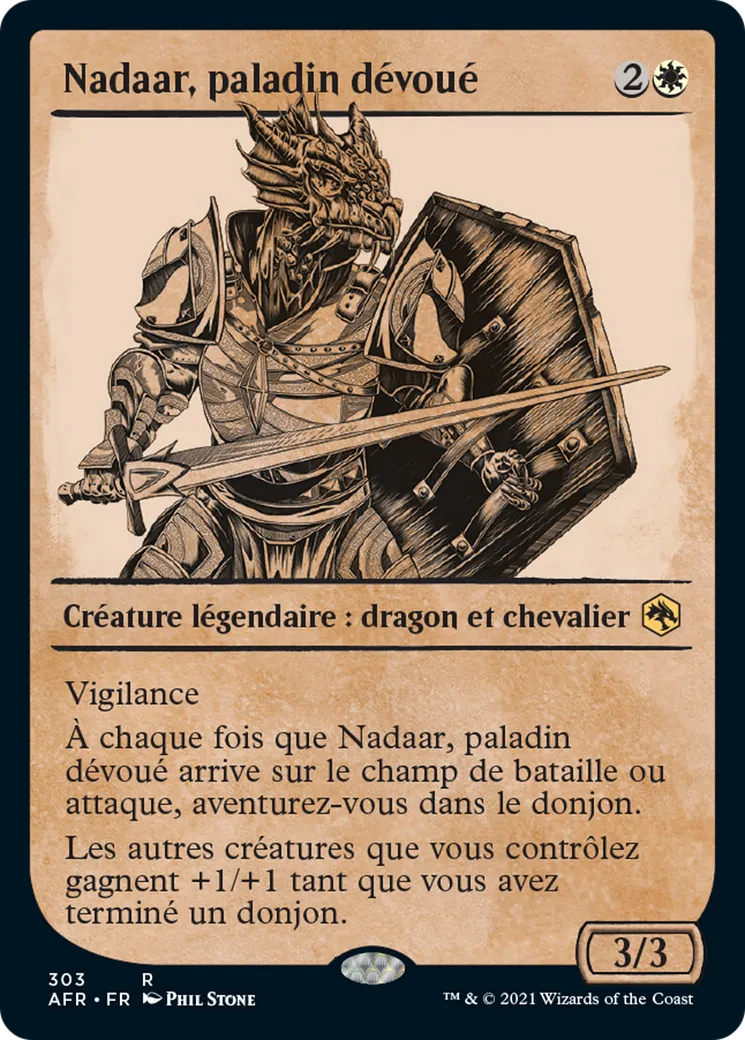 Nadaar, paladin dévoué — Adventures in the Forgotten Realms — Magic: The Gathering