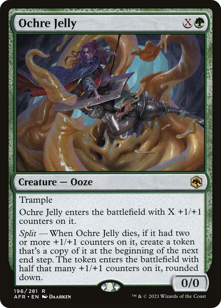 Ochre Jelly — Adventures in the Forgotten Realms — Magic: The Gathering