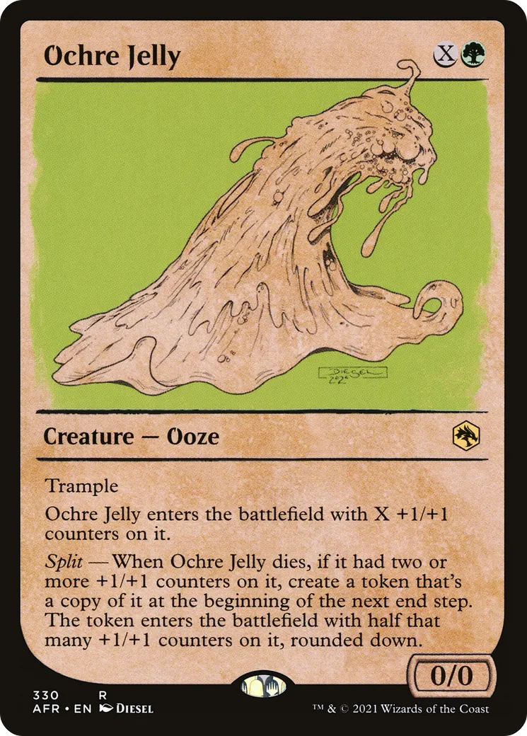 Ochre Jelly — Adventures in the Forgotten Realms — Magic: The Gathering