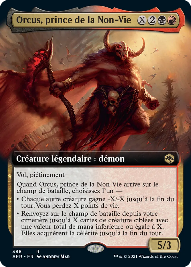 Orcus, prince de la Non-Vie — Adventures in the Forgotten Realms — Magic: The Gathering