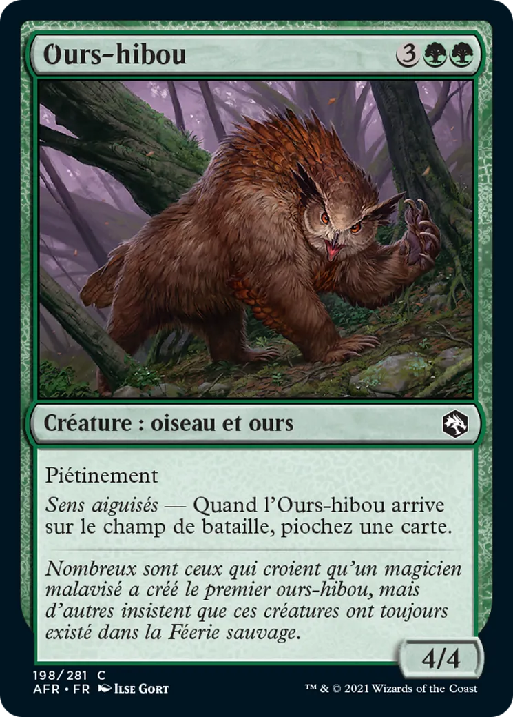 Ours-hibou — Adventures in the Forgotten Realms — Magic: The Gathering