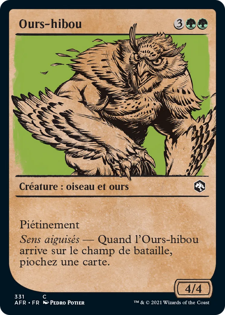 Ours-hibou — Adventures in the Forgotten Realms — Magic: The Gathering