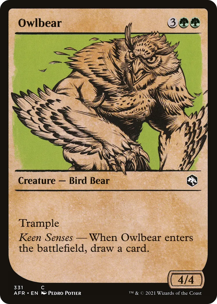Ours-hibou — Adventures in the Forgotten Realms — Magic: The Gathering