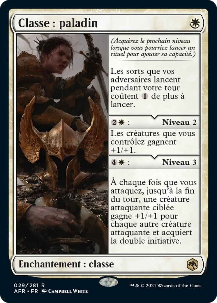 Classe : paladin — Adventures in the Forgotten Realms — Magic: The Gathering