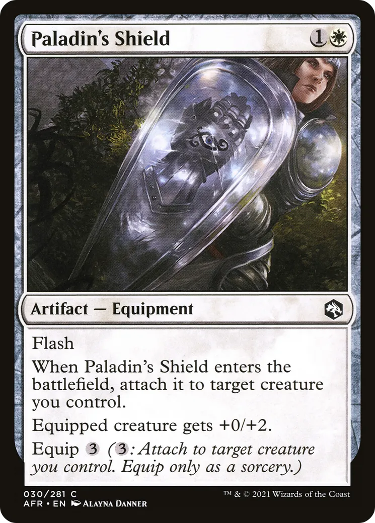 Bouclier de paladin — Adventures in the Forgotten Realms — Magic: The Gathering