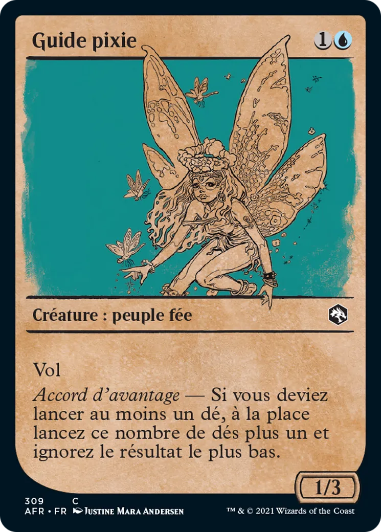 Guide pixie from Adventures in the Forgotten Realms - Magic: The Gathering