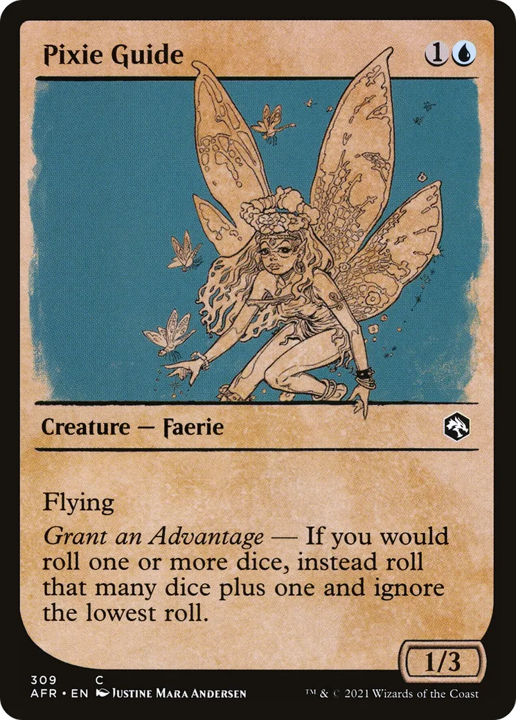 Pixie Guide from Adventures in the Forgotten Realms - Magic: The Gathering