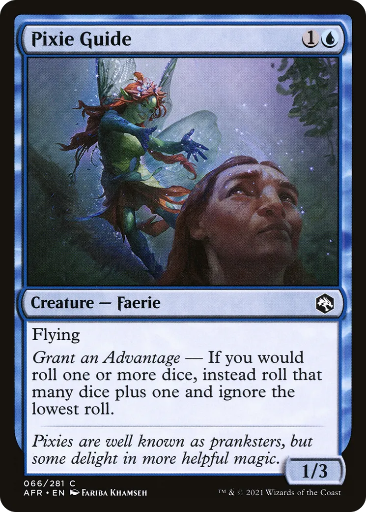 Guide pixie — Adventures in the Forgotten Realms — Magic: The Gathering