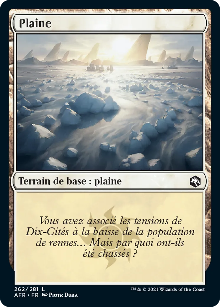 Plaine — Adventures in the Forgotten Realms — Magic: The Gathering