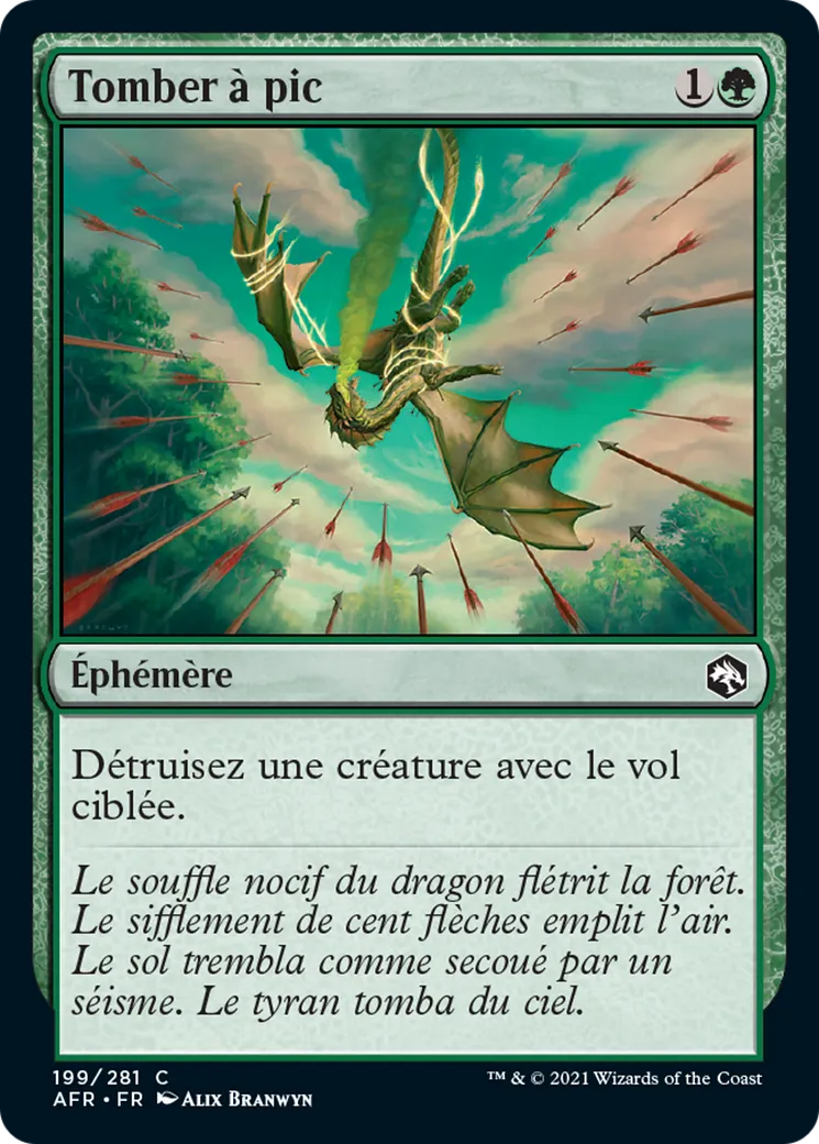 Tomber à pic — Adventures in the Forgotten Realms — Magic: The Gathering