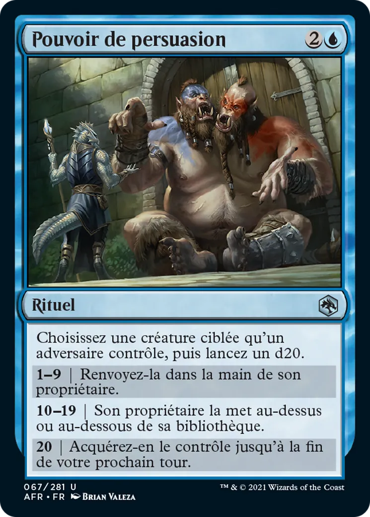 Pouvoir de persuasion — Adventures in the Forgotten Realms — Magic: The Gathering