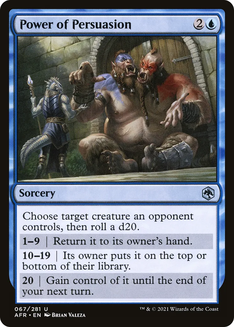 Pouvoir de persuasion — Adventures in the Forgotten Realms — Magic: The Gathering