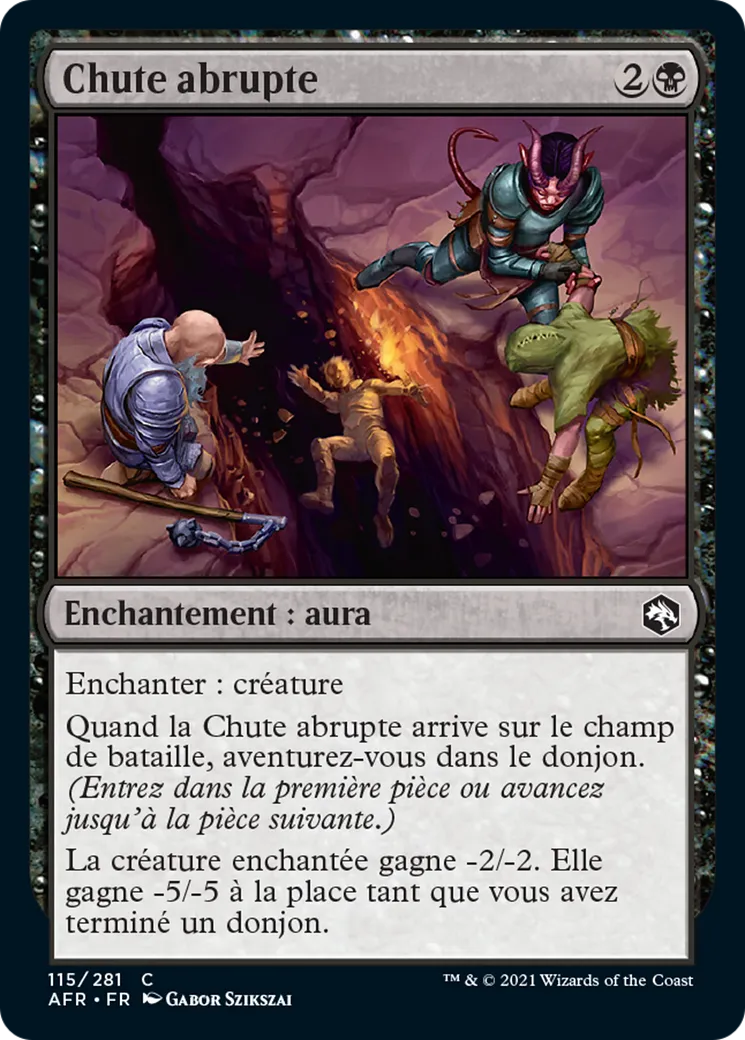 Chute abrupte — Adventures in the Forgotten Realms — Magic: The Gathering