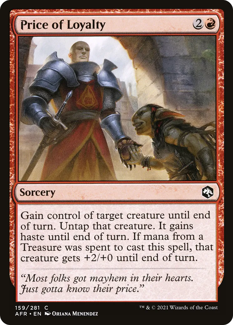 Prix de la loyauté — Adventures in the Forgotten Realms — Magic: The Gathering
