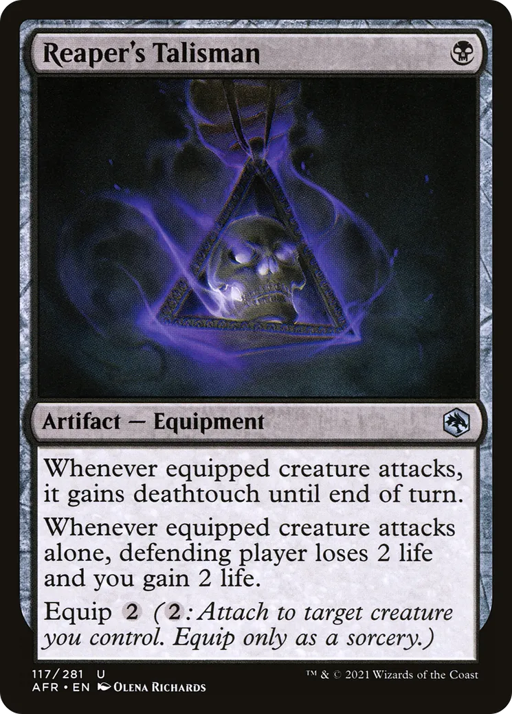 Talisman du faucheur — Adventures in the Forgotten Realms — Magic: The Gathering