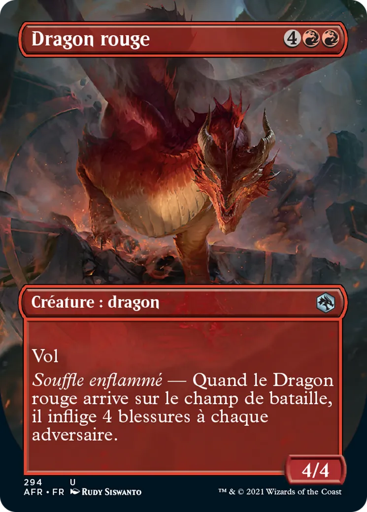 Dragon rouge — Adventures in the Forgotten Realms — Magic: The Gathering