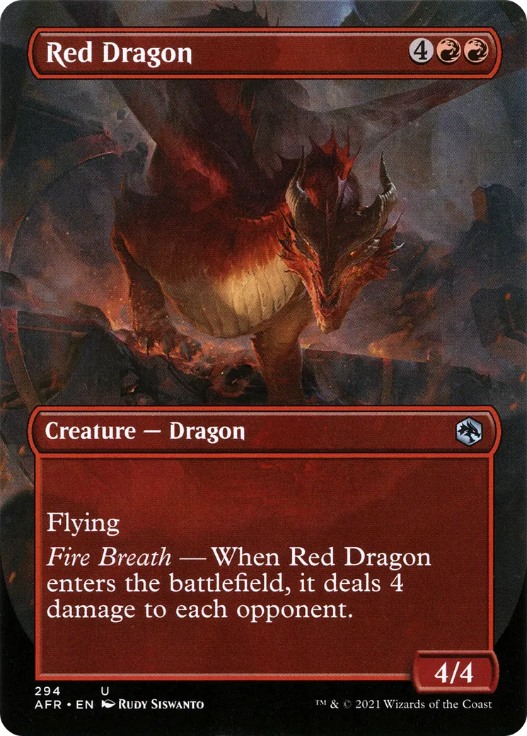 Dragon rouge — Adventures in the Forgotten Realms — Magic: The Gathering