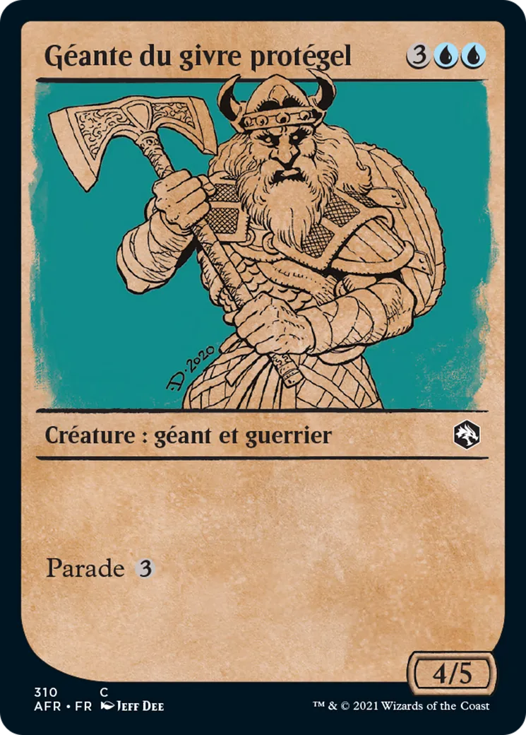 Géante du givre protégel — Adventures in the Forgotten Realms — Magic: The Gathering